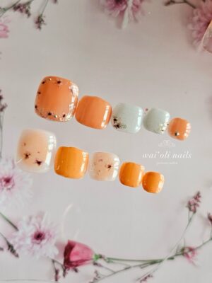 運気アップネイル　フットジェル　くげぬまネイル