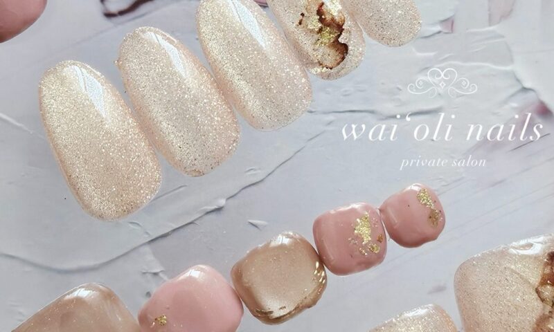 運気アップネイル　鵠沼海岸